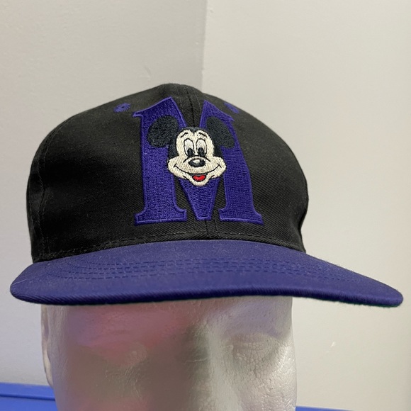 Rare & Vintage Goofy’s Hat Co Old School Disney Mickey Mouse Youth SnapBack Hat - Picture 1 of 10